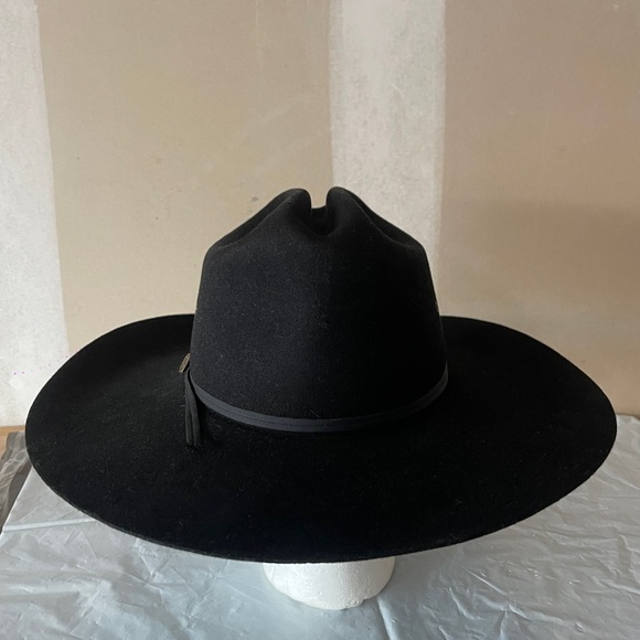 vintage Beaver Brand custom-made cowboy hat size 7 1/8 Black